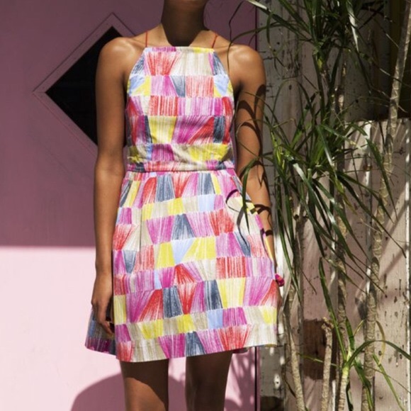 kate spade Dresses & Skirts - {Kate Spade} Criss Cross Pencil Sketch Dress